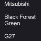 Preview: Mitsubishi, Black Forest Green, G27.